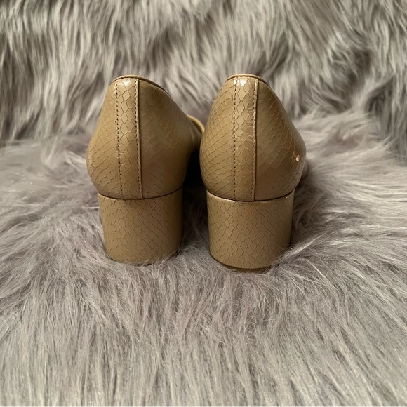 NIB Cole Haan Amphora Leather Leslie Pump Tan Size 9 - Picture 4 of 9